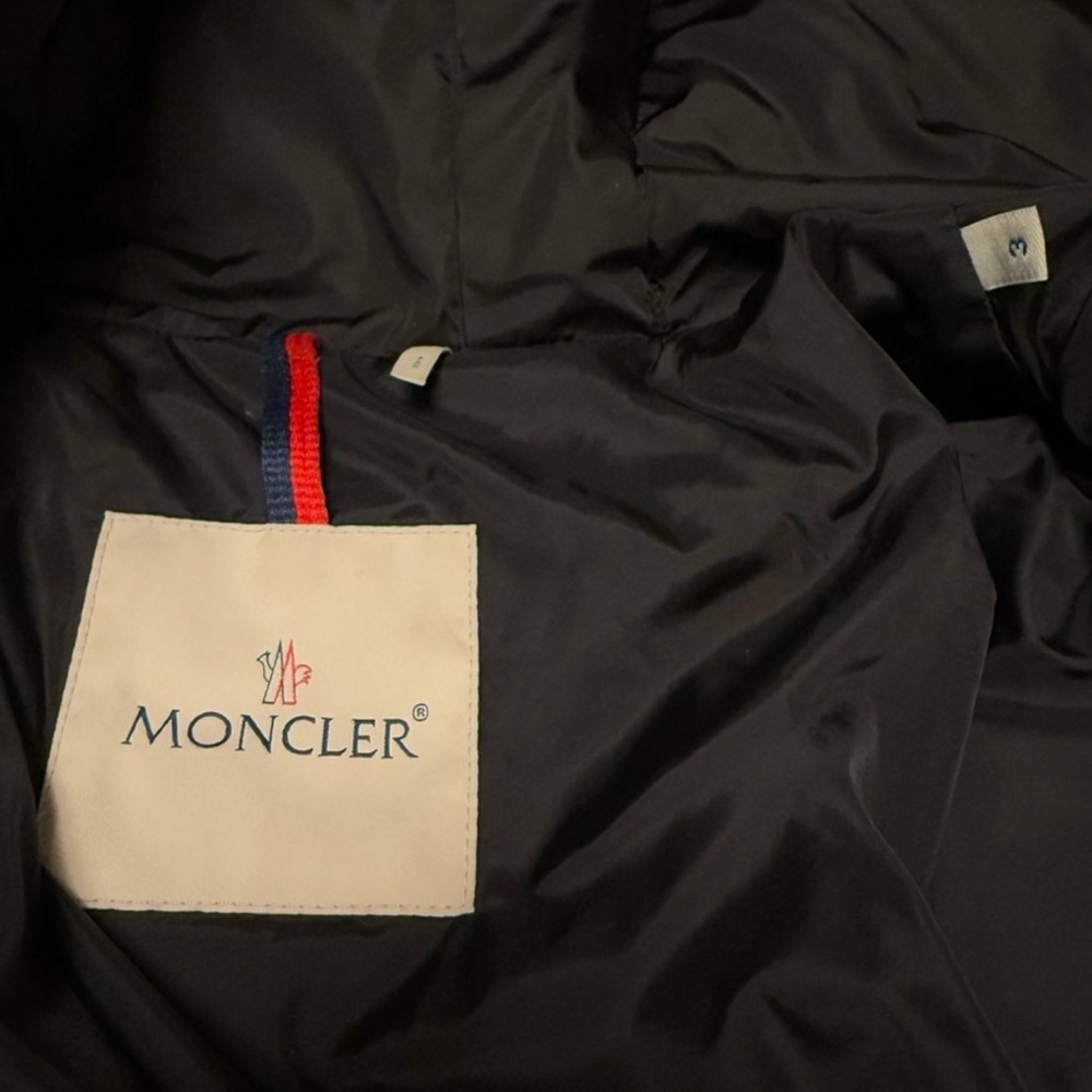 Moncler Talev Giubbotto Padded Jacket Black Quilted Goose Down puffer coat - Picture 7 of 7